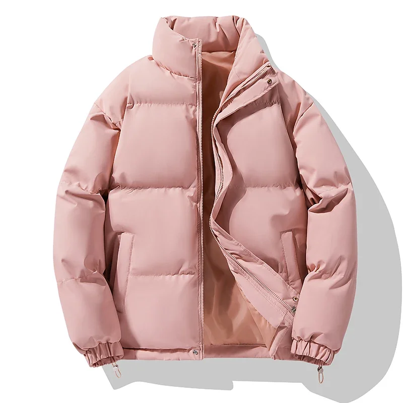 Autumn Winter Warm Padded Parka Jacket Men Women Casual Parkas Outerwear Mens Coats Clothing 12 Colors Puffer Jacket Men Women
