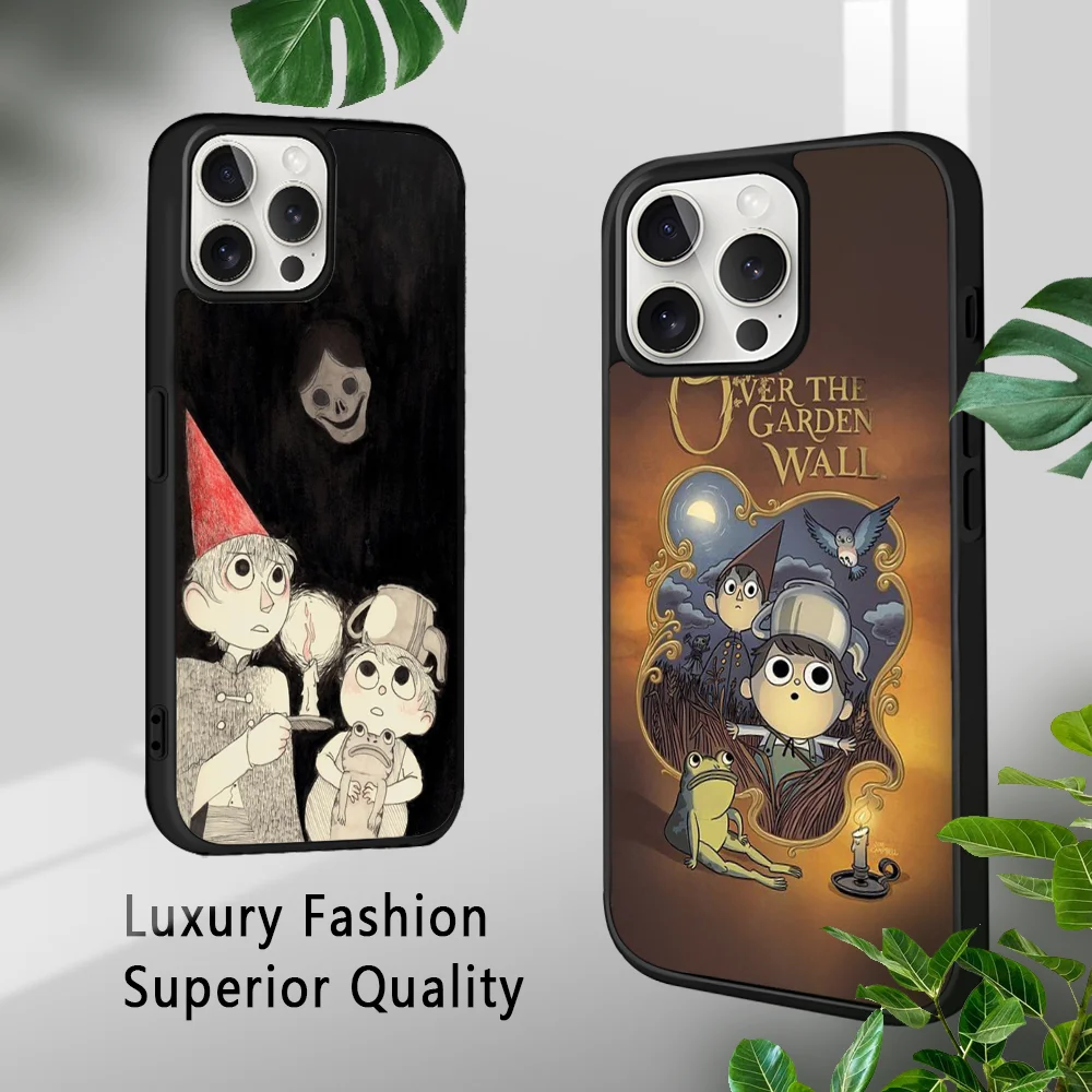 O-Over The Garden Wall Phone Case For iPhone 16 15 14 13 12 11 Pro Xs Max Mini Plus Celulares Hard Funda