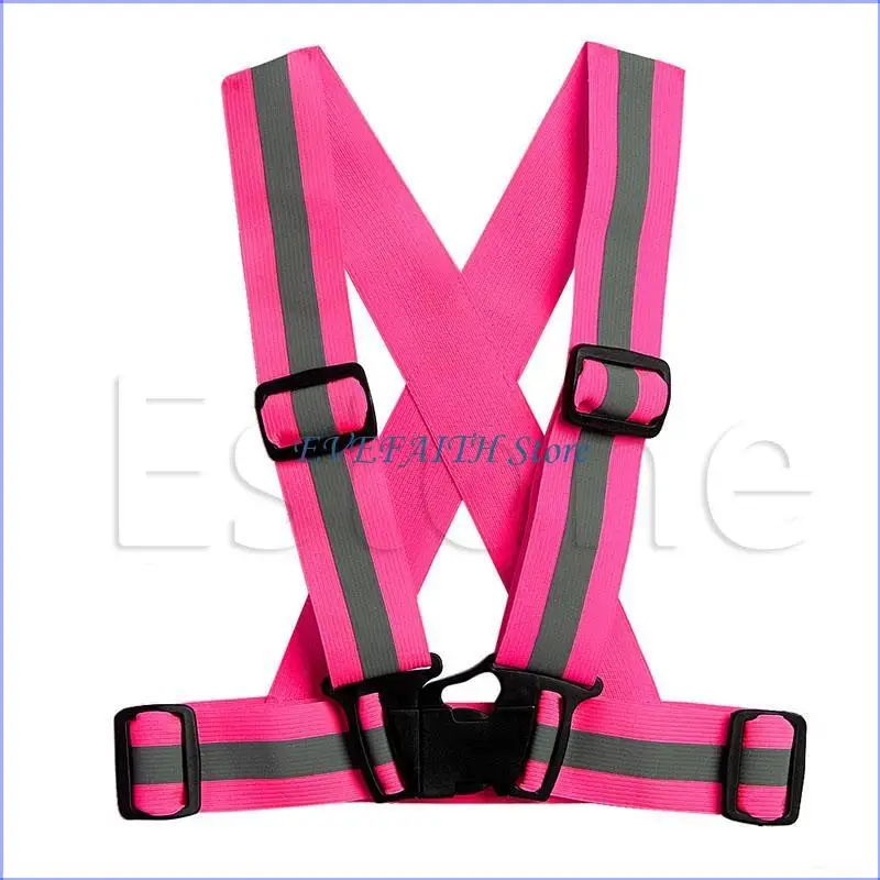 124B Kids Adjustable Safety Security Visibility Reflective Vest Gear Stripes for Jack