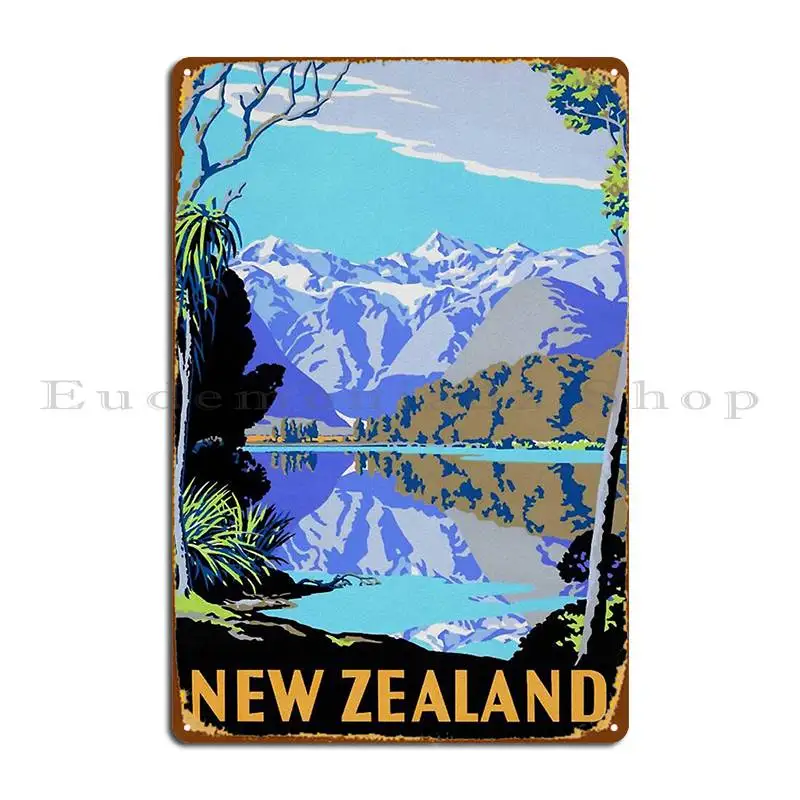 Holiday To New Zealand Metal Sign Designer Create Cinema Cinema Classic Tin Sign Poster