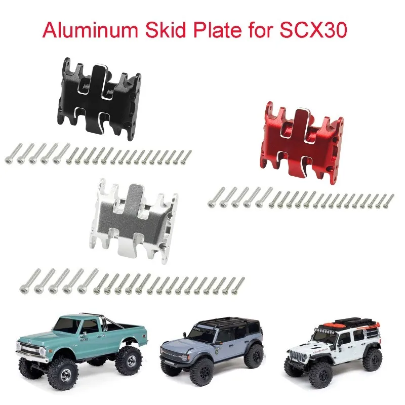 

Aluminum Skid Plate for AXIAL SCX30 1/30 RC Model Cars Crawler Upgrade Parts