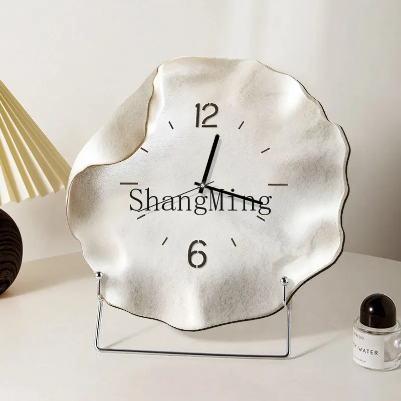 

DSA high-end desktop clock ornament, living room entrance clock-style creative table, simple and modern