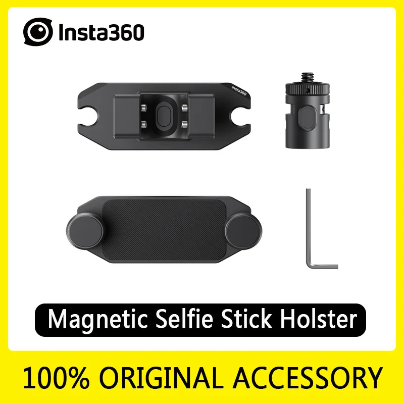 Insta360 Magnetic Selfie Stick Holster Original Accessory Compatible with AcePro2/AcePro/Ace/GO3/GO3S/X4/X3/X2 100% Authentic