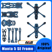 FPV Racing Quadcopter Frames - Axisflying Manta 5 SE Frame Suqeshed X DJI O4 for 5 inch FPV Freestyle Cinematic Drones DIY Parts