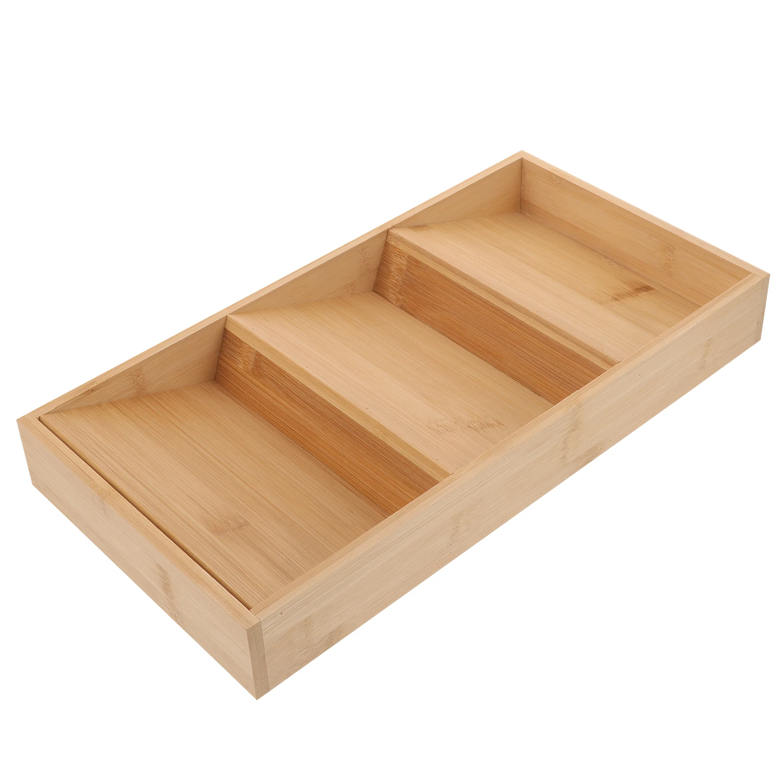 

Bamboo Spice Rack 3 Tier Condiment Storage Organizer Seasoning Holder Jar Stand countertop Kitchen Space Saver