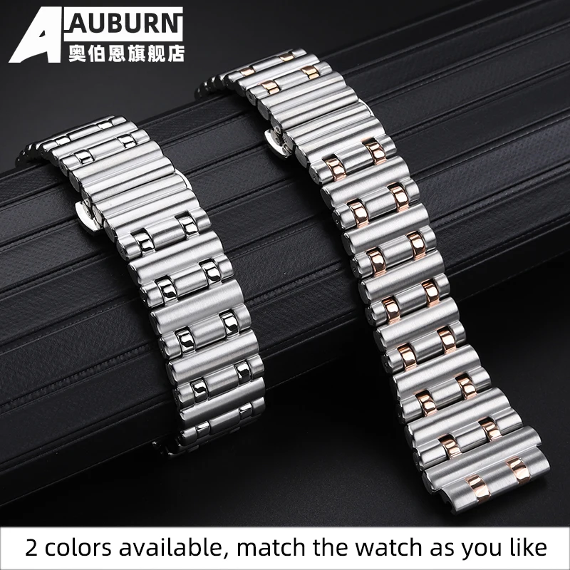 22mm 24mm For Breitling Stainless Steel Strap B01 42mm Bracelet Watchband Chronomat B01 Watch Band Men's Strap Silver Rose Gold