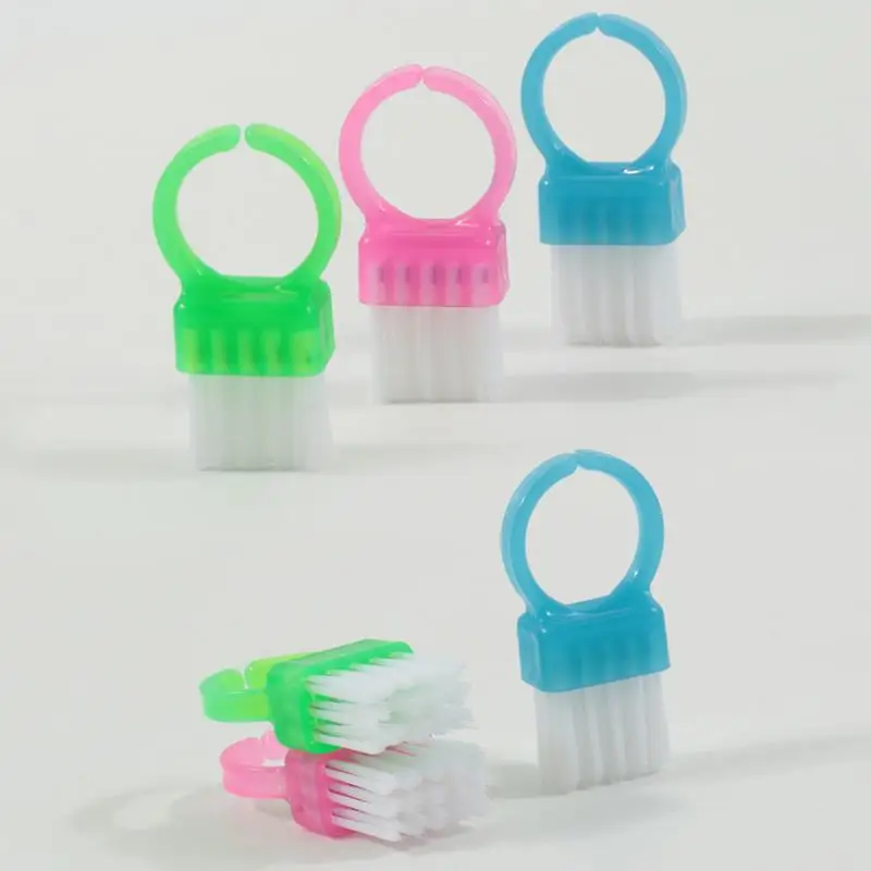 

10 шт., мини-кольцевая щетка для чистки ногтей, мягкие волосы, щетки для ногтей «сделай сам», профессиональная щетка для чистки пыли, инструмент для макияжа, инструмент для ухода за маникюром