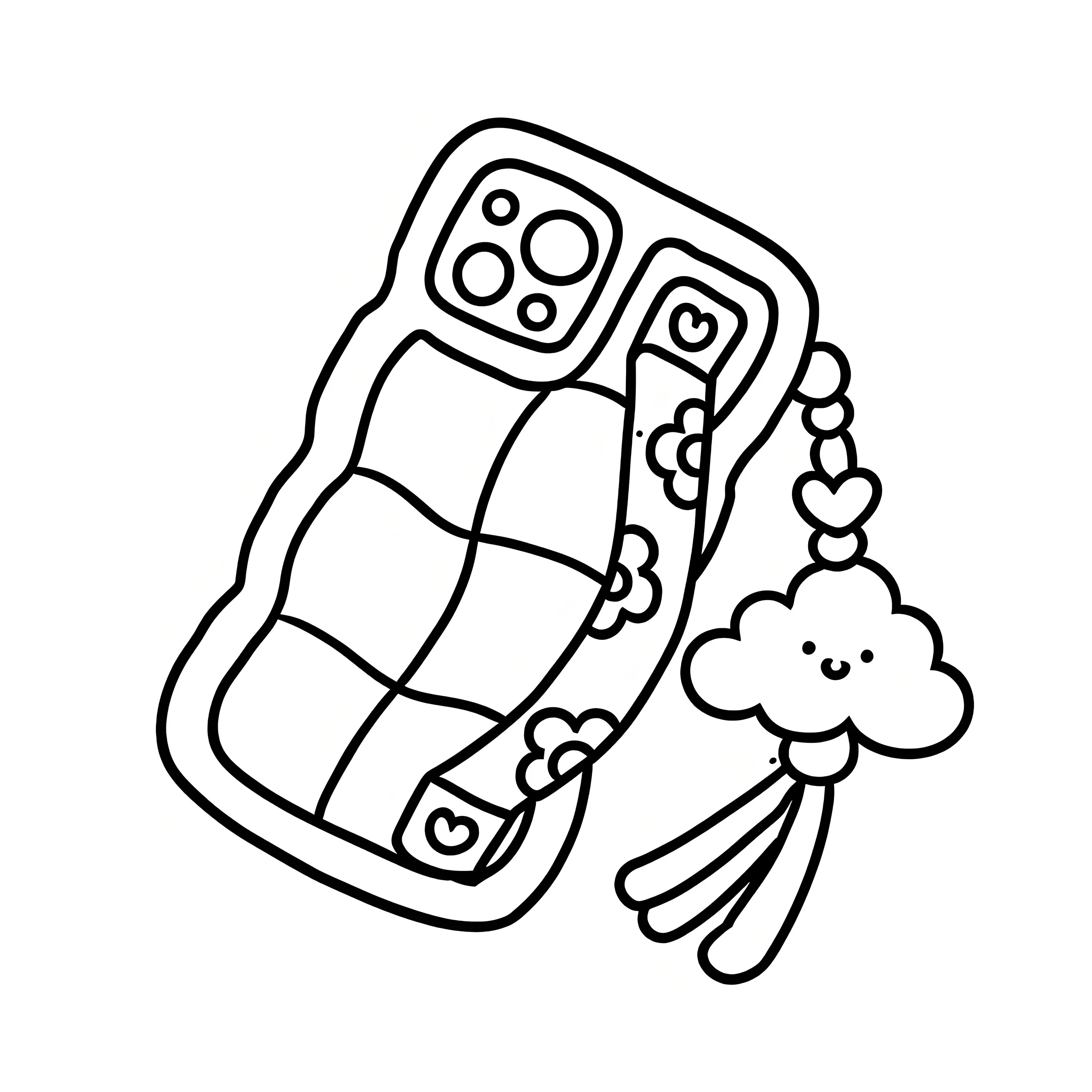 CUTE VIBES Bold-easy Patterns Coloring Book for Adults Cute Drawing Book Perfect Gift for Party and Birthday