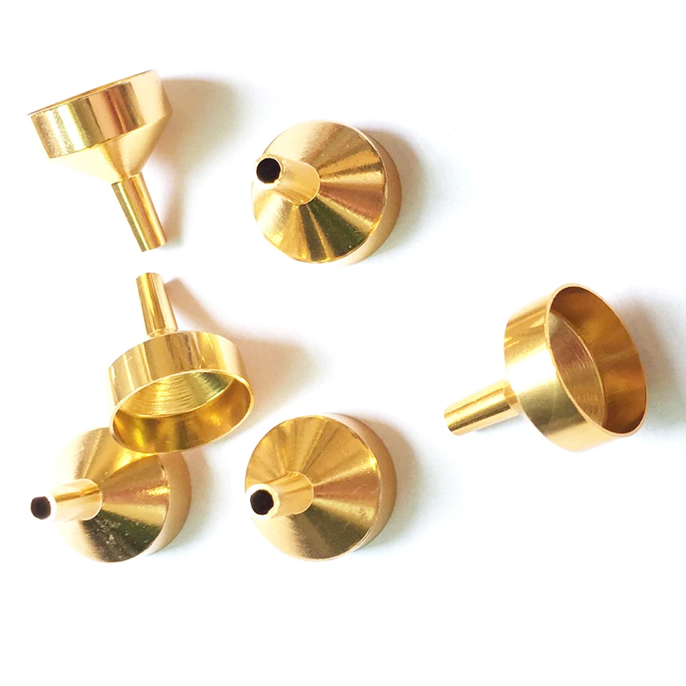 

Mini Metal Funnel for Filling Small Bottles Containers Tiny Portable Reusable Dispensing Tool Kitchen Bar Accessories