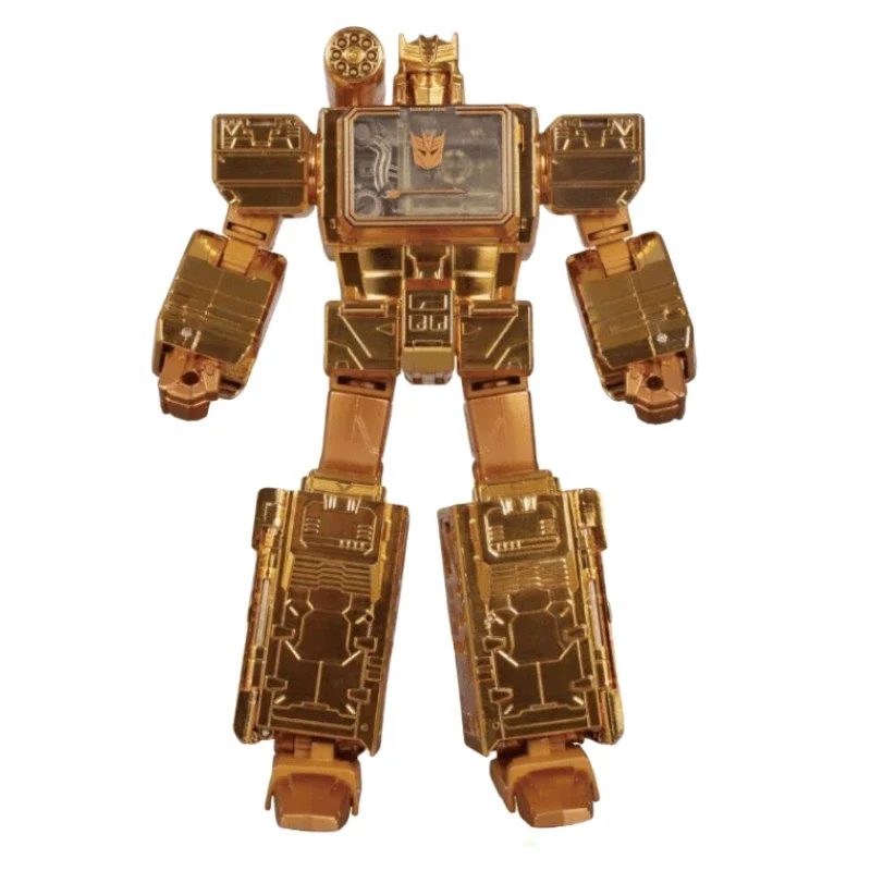 Op voorraad Japanse Transformers 35e verjaardag Limited Edition Golden Lagoon Sound Waves-verzameling actiefiguren als geschenk