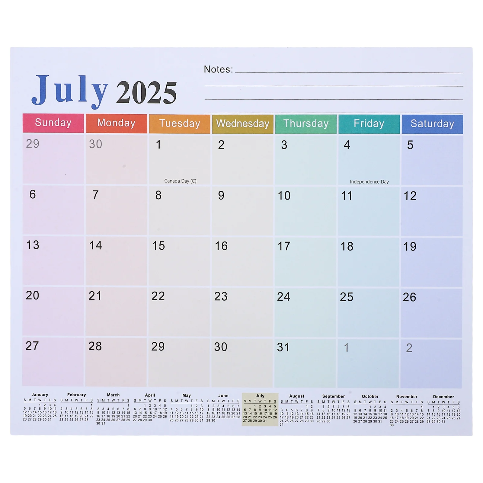 

18pcs 18 Month Magnetic Fridge Calendar Planner Home Schedules Monthly Layout Sturdy Printing Large Grid Fade Resistant Graphics