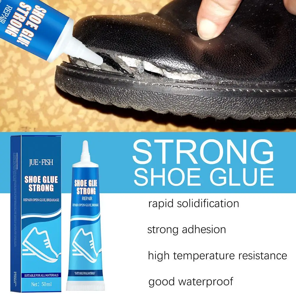 50Ml Sterke Schoen Lijm Zool Reparatie Agent Multi-Purpose Lijm Reparatie Waterdichte Schoenen Hak Clear Reparatie Schoenen W3y7