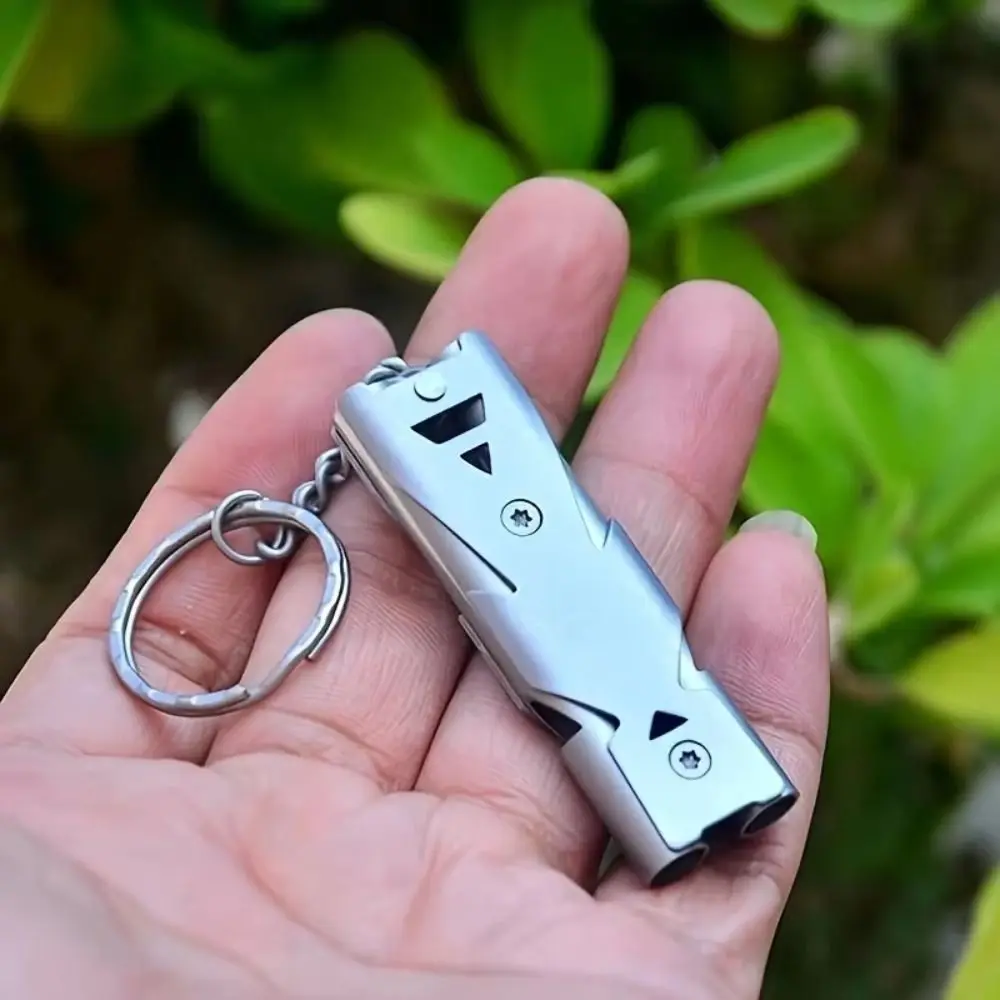 Apito de sobrevivência de emergência multifuncional, som alto, leve, sobrevivência ao ar livre, salva-vidas, profissional