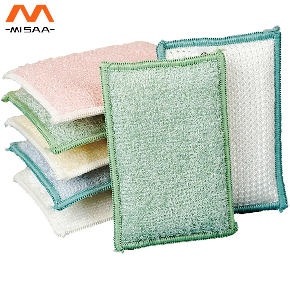 Cleaning Cloth Wipe Stains Various Scenarios Applicable Sponge Cleaning Brushes Pan Dish Cloth Do Not Hurt Tableware Sponge Wipe