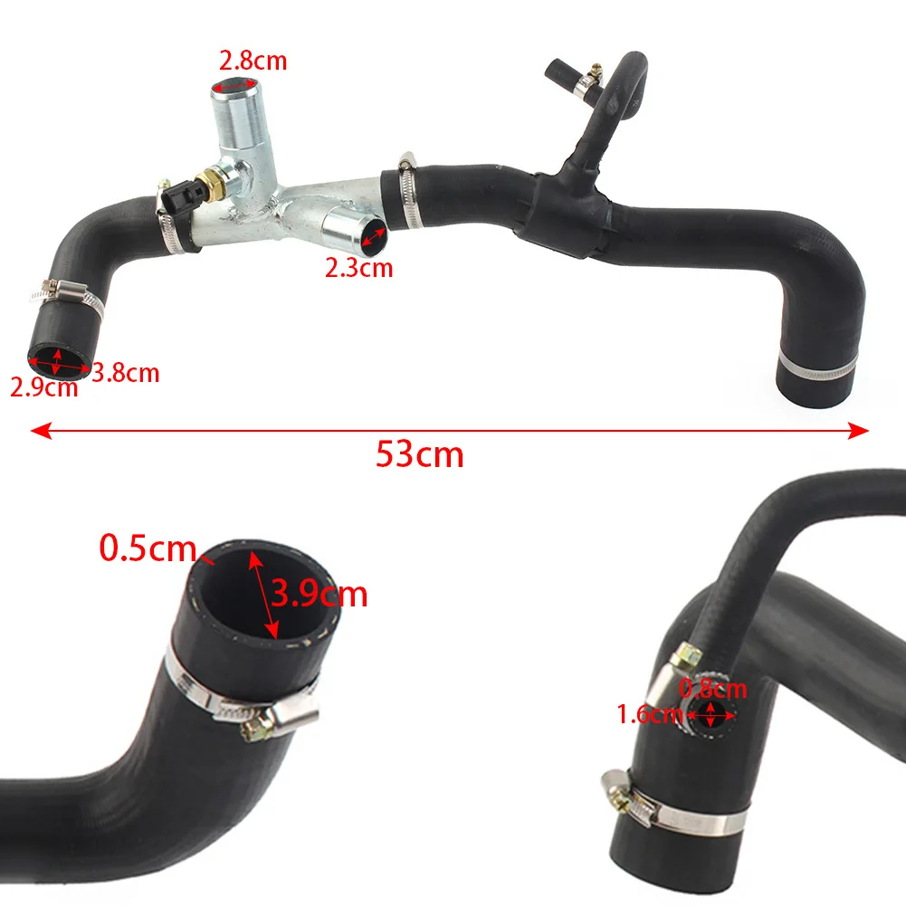 Car Upper Top Radiator Coolant Hose Replacement Accessories For Jaguar XF XJ 3.0 V6 Petrol JLM21499