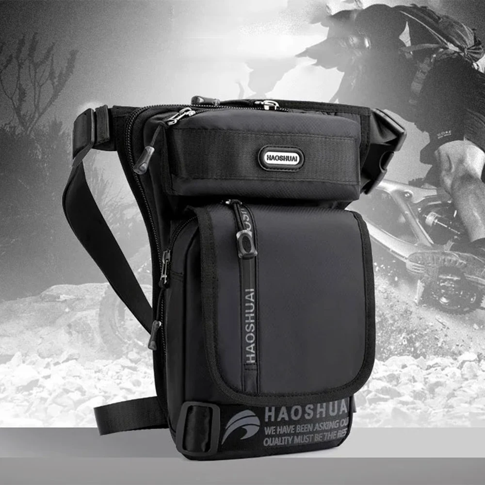 

Мотоциклетная поясная сумка для ног Дорожная сумка Нейлоновая сумка для бедер Боковая сумка для ног Сумки для езды на открытом воздухе Сумка на плечо Мотоциклетное оборудование Черный