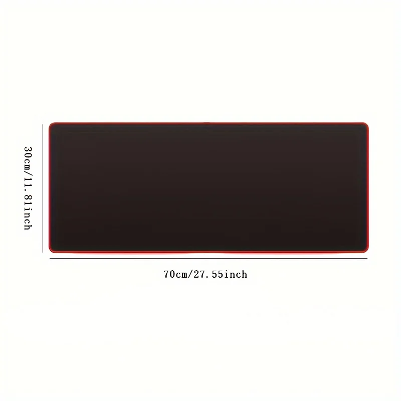 1PCS office electronic sports game mouse pad large size thick simple black desk mat precision lock edge