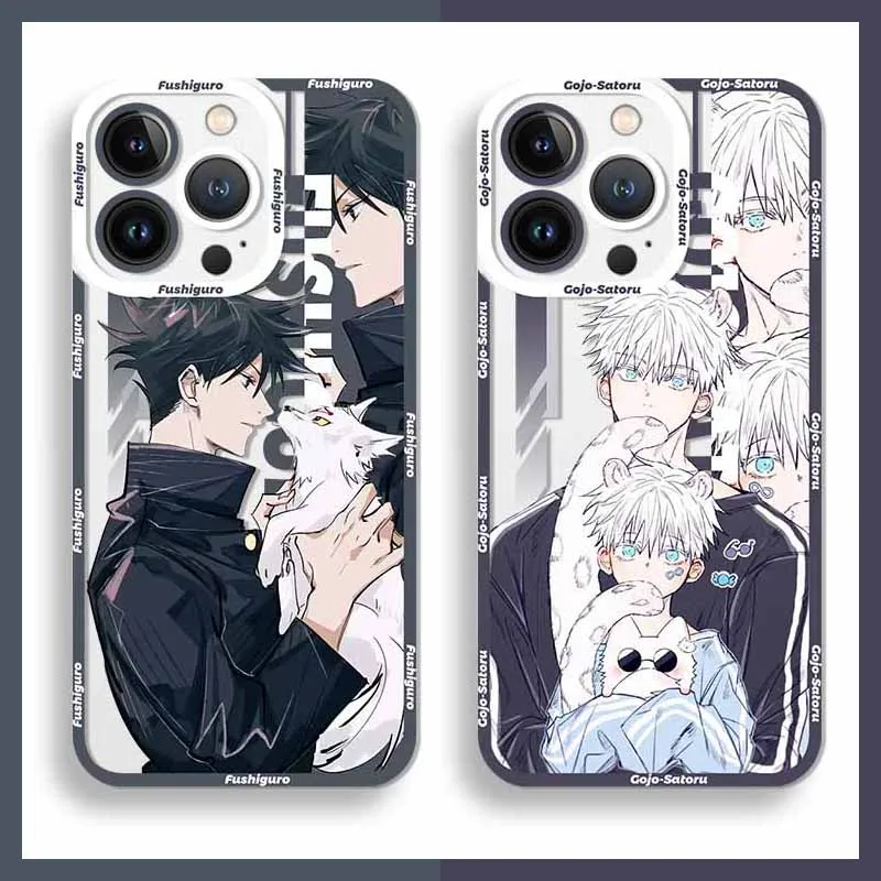 Jujutsu Kaisen Soft Silicone Case for Xiaomi Redmi Note 12 Turbo 12S 11 Pro Plus 11S 10S 9S 10 9 8 7 6 10C K60 Pro K60E Cover