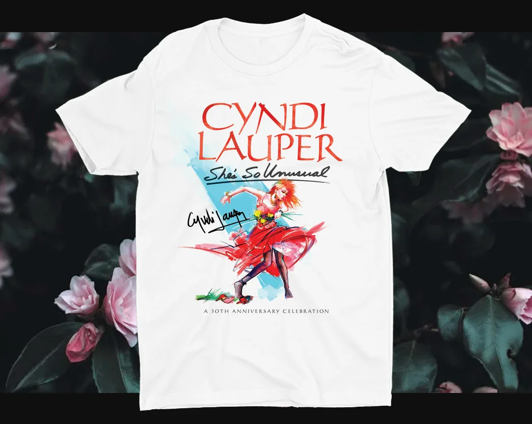 30 years Anniversary Cyndi Lauper Shirt Classic White Unisex S-5XL