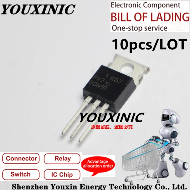 YOUXINIC 100% new imported original  FQP90N10PV2  FQP90N10V2  90N10PV  PV2  90N10 TO-220 MOS FET 90A  100V