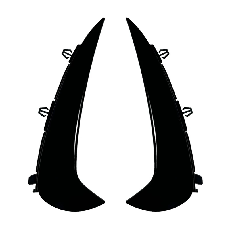 

For Mercedes Benz GLC Class X254 AMG Line 2023 2024 Rear Bumper Trim Lip Spoiler Fender Canards Fins, Black
