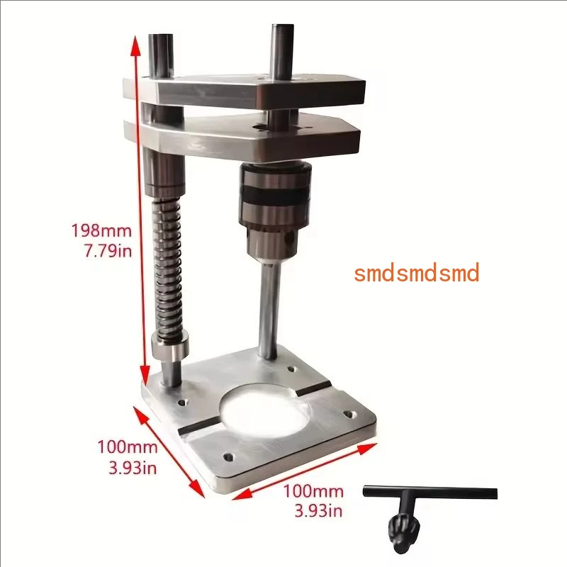 1Pc Woodworking Adjustable Hole Punch Locator Precision Portable Drillling Guide Jig For Straight Hole Drilling Template Tool