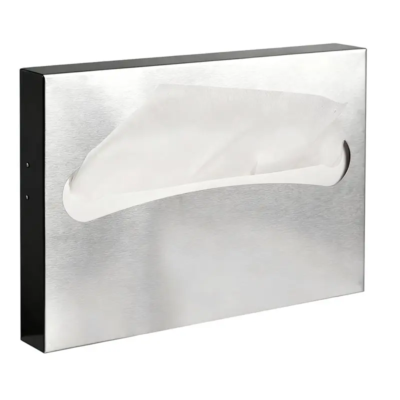 

A25I-Toilet Seat Cover Dispenser For Disposable Toilets, Commercial Stainless Steel Seat Cover Holder