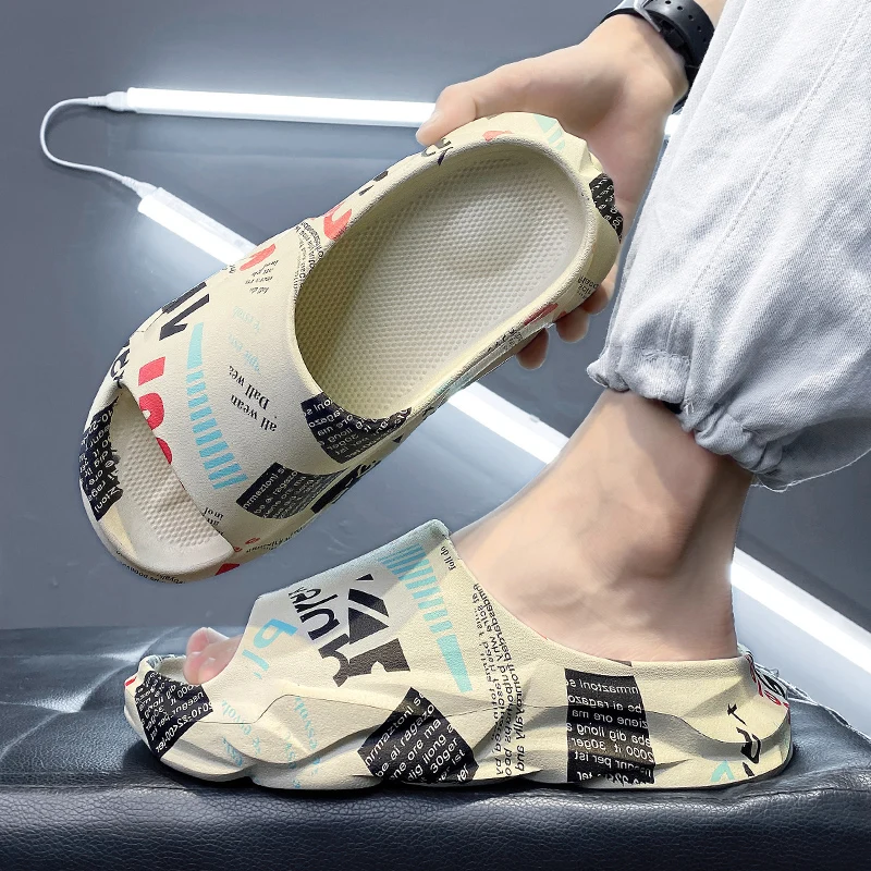 New Massage Slippers Female Summer Sandals Home Bathroom Bath Slippers Non-slip Soft Sole Men Indoor Hotel Couples Shoes