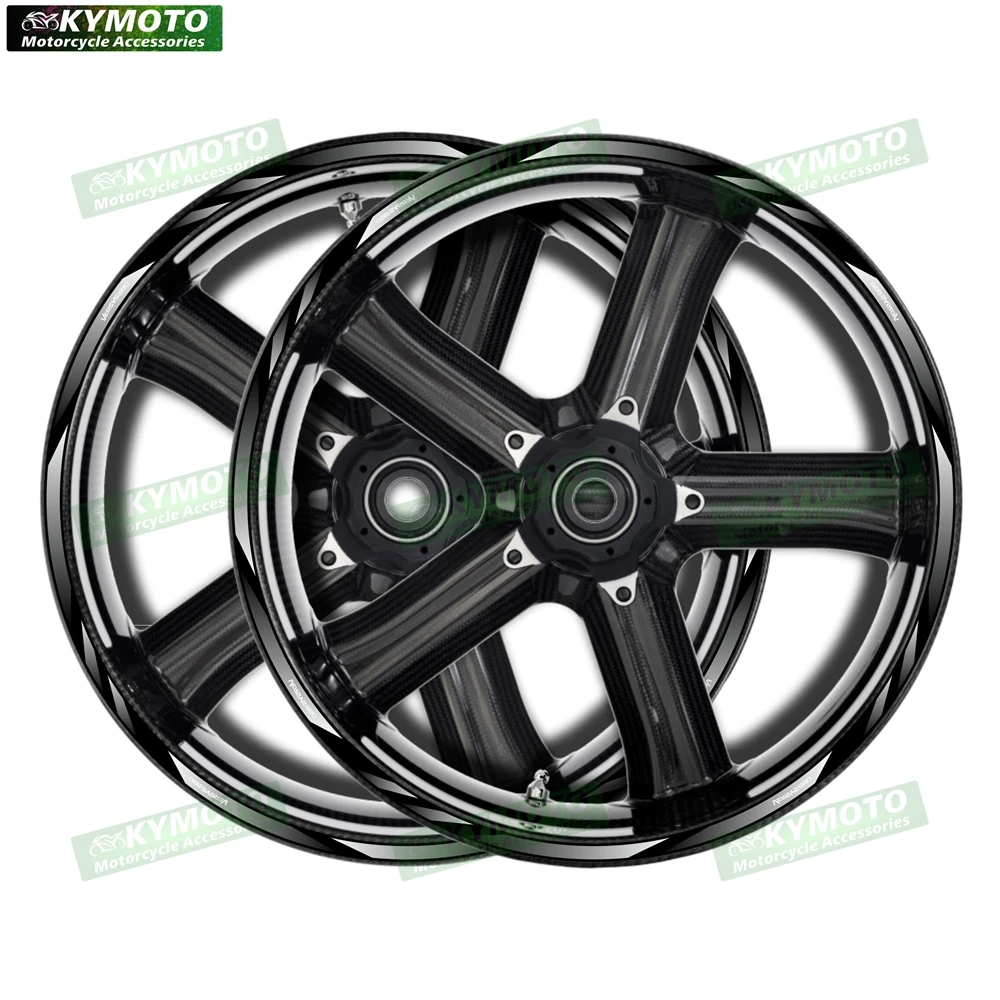 Reflective motorcycle wheel decals waterproof wheel wraps rim stripes 17-inch fairing modification for VERSYS650 VERSYS 650 2