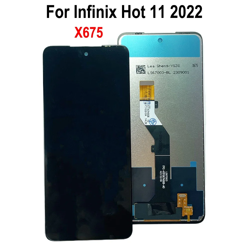 gefensi-lcd-ecran-tactile-numeriseur-assemblee-pour-infinix-hot-11-2022-x675-ecran-d'affichage-pieces-de-rechange