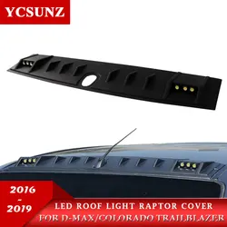Matte Black Led Roof Light Raptor Style For Isuzu DMAX D-MAX 2016 2017 2018 2019 Double Cabin Car Accessories