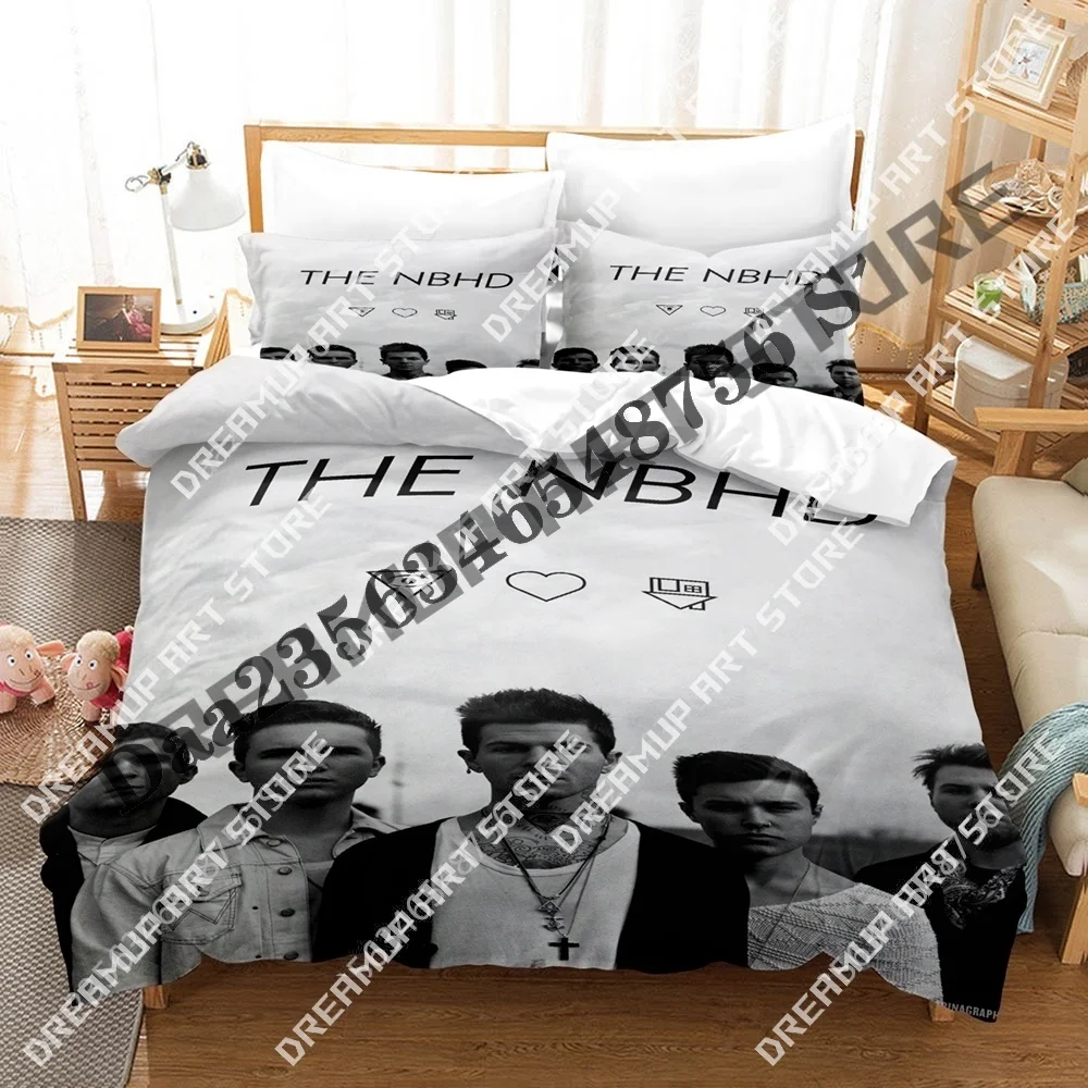 

Комплект постельного белья с 3D принтом The Neighborhood NBHD Band Single Twin Full Queen King Size, комплект постельного белья для спальни, пододеяльники