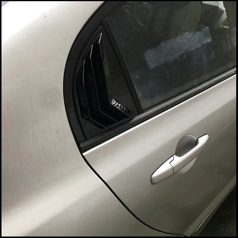 

For Honda Civic Sedan 2006-2010 8th Rear Window Blind shades Louver Molding Vent Cover Sticker Trim Car Styling Accessories