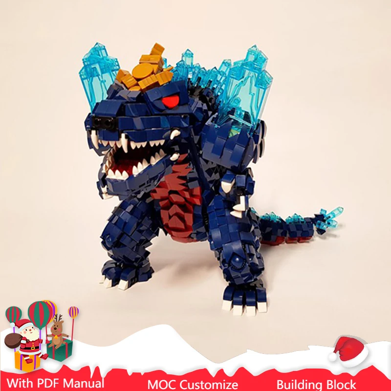 2045 부품 코스믹 몬스터 MOC 맞춤형 블록 모델 창의적 조립 브릭 디스플레이 장난감 어린이 성인 크리스마스 선물