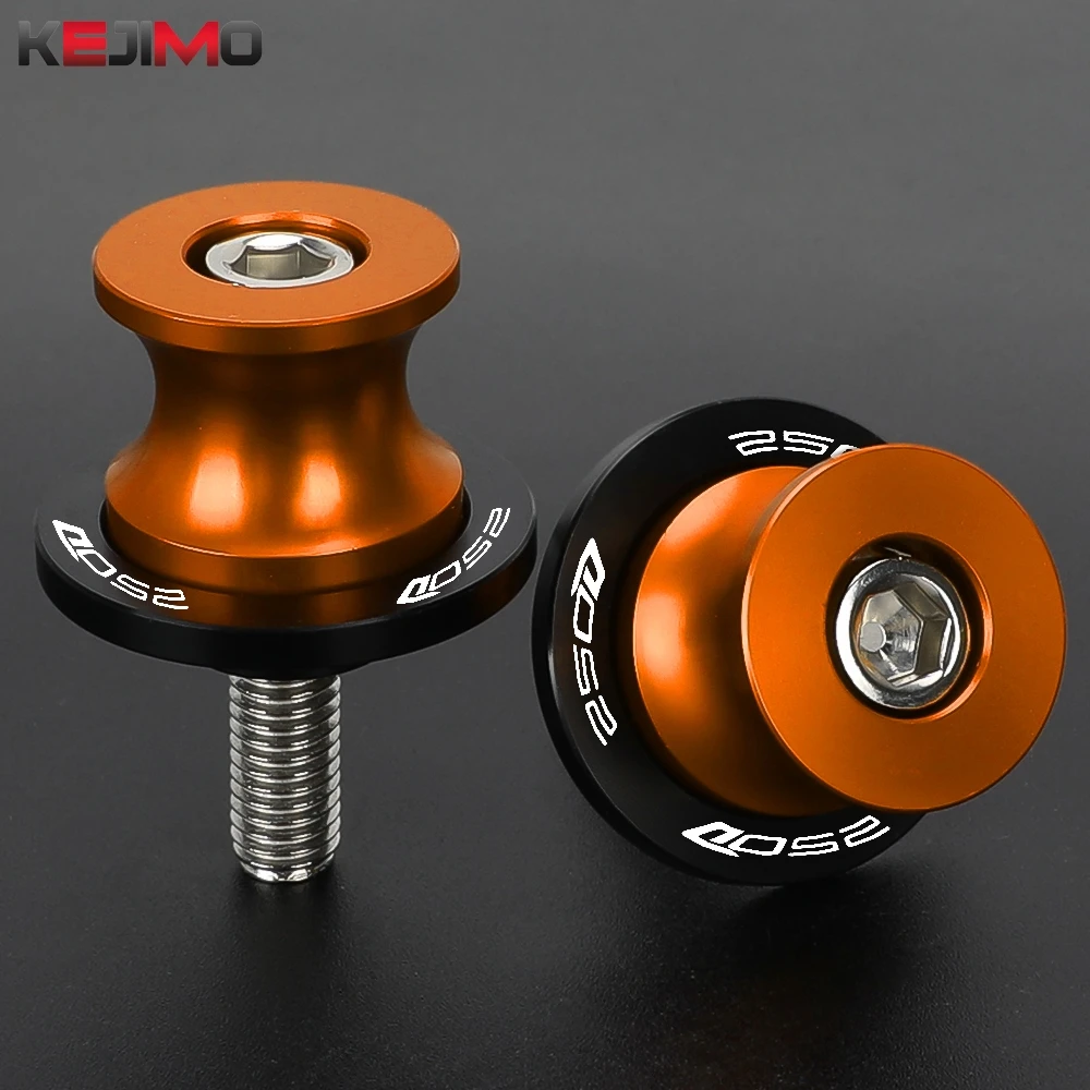 Motorcycle Swingarm Spool Slider Stand Bobbins Screws CNC Accessories For Ktm DUKE250 250 DUKE Duke250 2013 2014 - 2020 250 duke