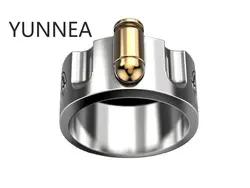 Anillo de autodefensa para hombres y mujeres, herramienta de seguridad de acero de titanio, protección de supervivencia, armas de defensa Personal