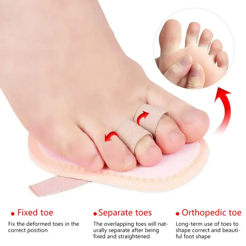 Bunion Corrector Adjuster Feet Toe Separator Foot Support Pads Foot Pain Care Pad Foot Care Toe Straightener