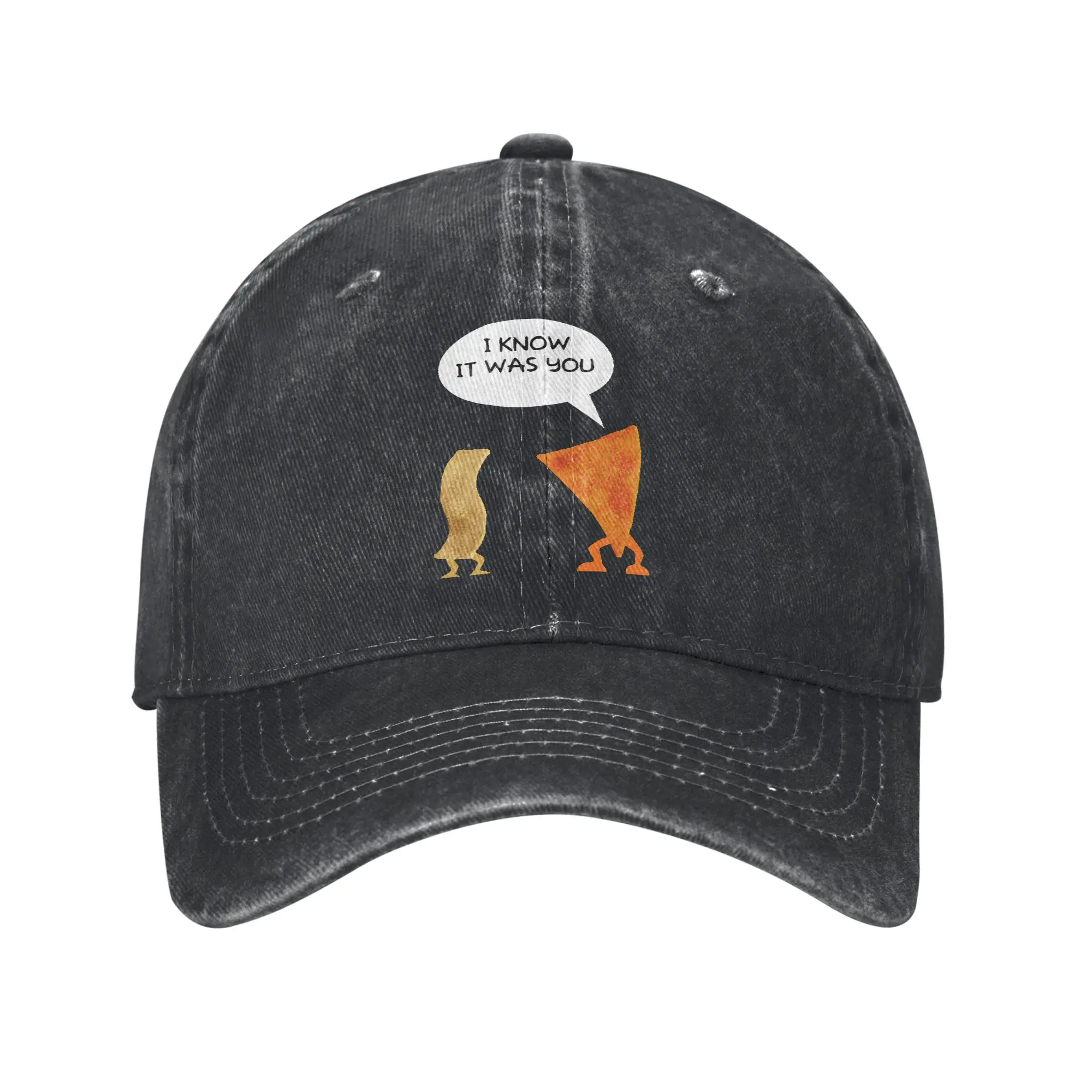 Gorra de Béisbol Dorito Tortilla Chip, Gorra de Camionero Lavada con Protección Solar para Senderismo y Pesca, Gorras de Béisbol Retro y2k para Hombre Adulto