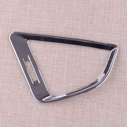 Imagen 2 del producto Nueva cubierta de ventilación de salida de aire delantera de coche, pegatina embellecedora de plástico ABS de estilo cromado, compatible con Hyundai Santa Fe 2013 2014 2015 2016 2017 2018