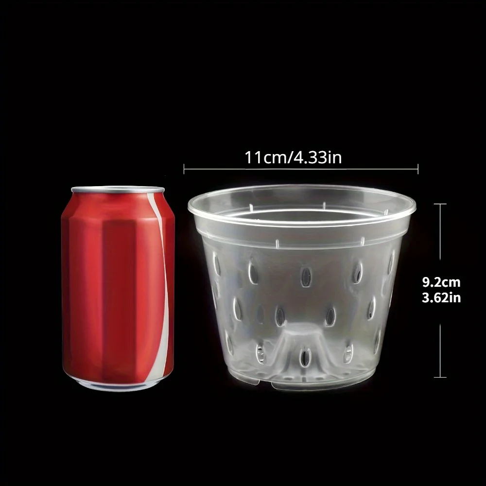 Plastic Planter For Orchid, Orchid Pot With Holes For Repotting Healthy Air Circulation And Drainage, Super Beautiful Flower Pot