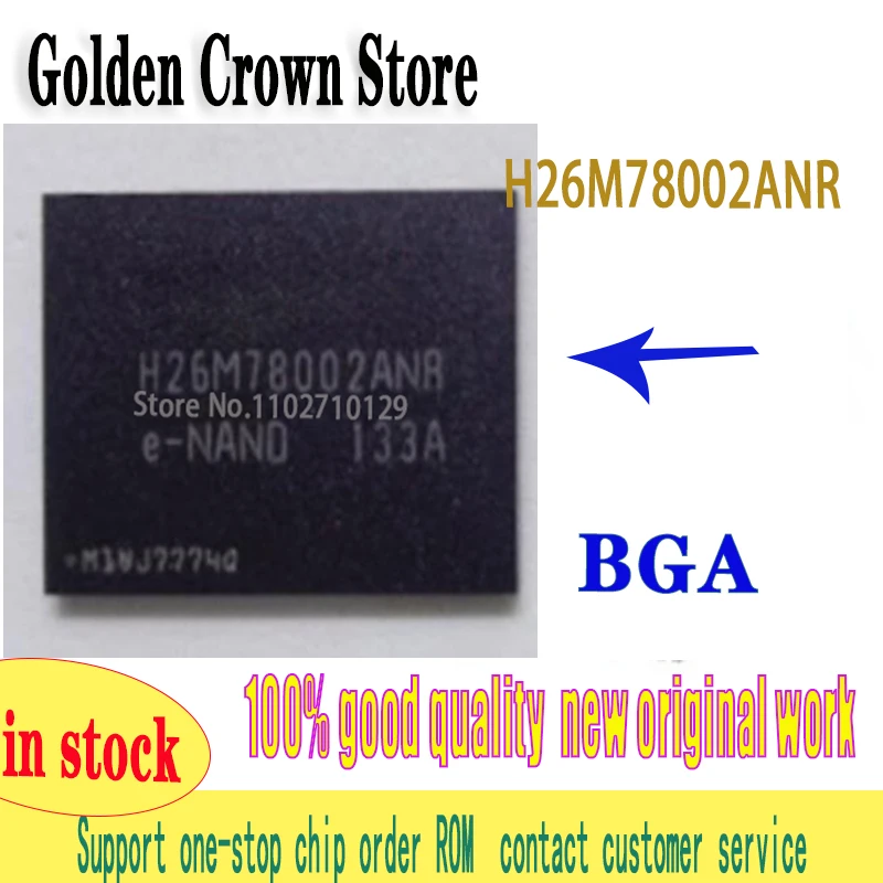 1PCS/lot bga processor H26M78002ANR H26M78 H26M BGA169 FBGA 100% Original Brand New