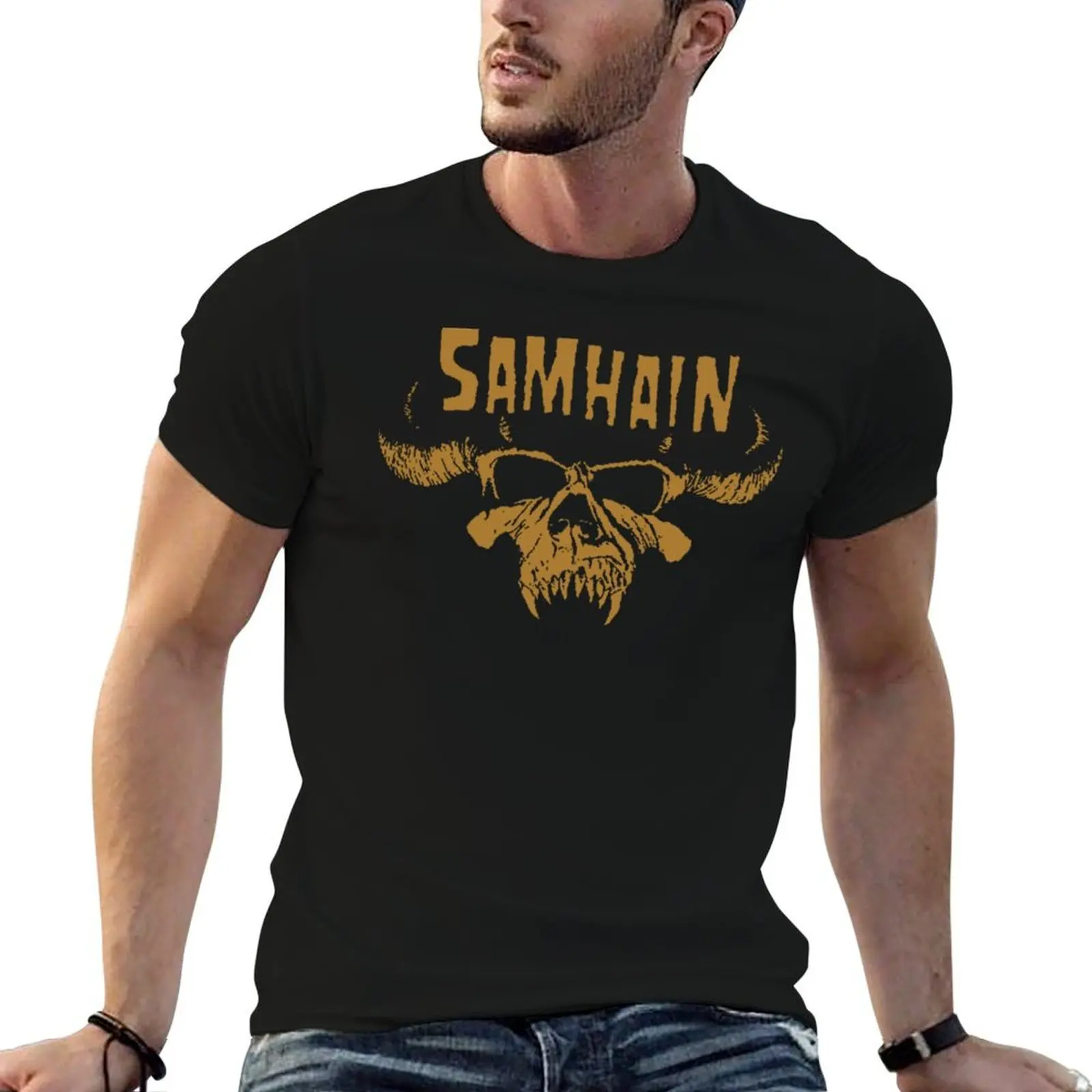 

SAMHAIN Essential T-Shirt man t shirt cotton man t shirts graphic T-Shirt