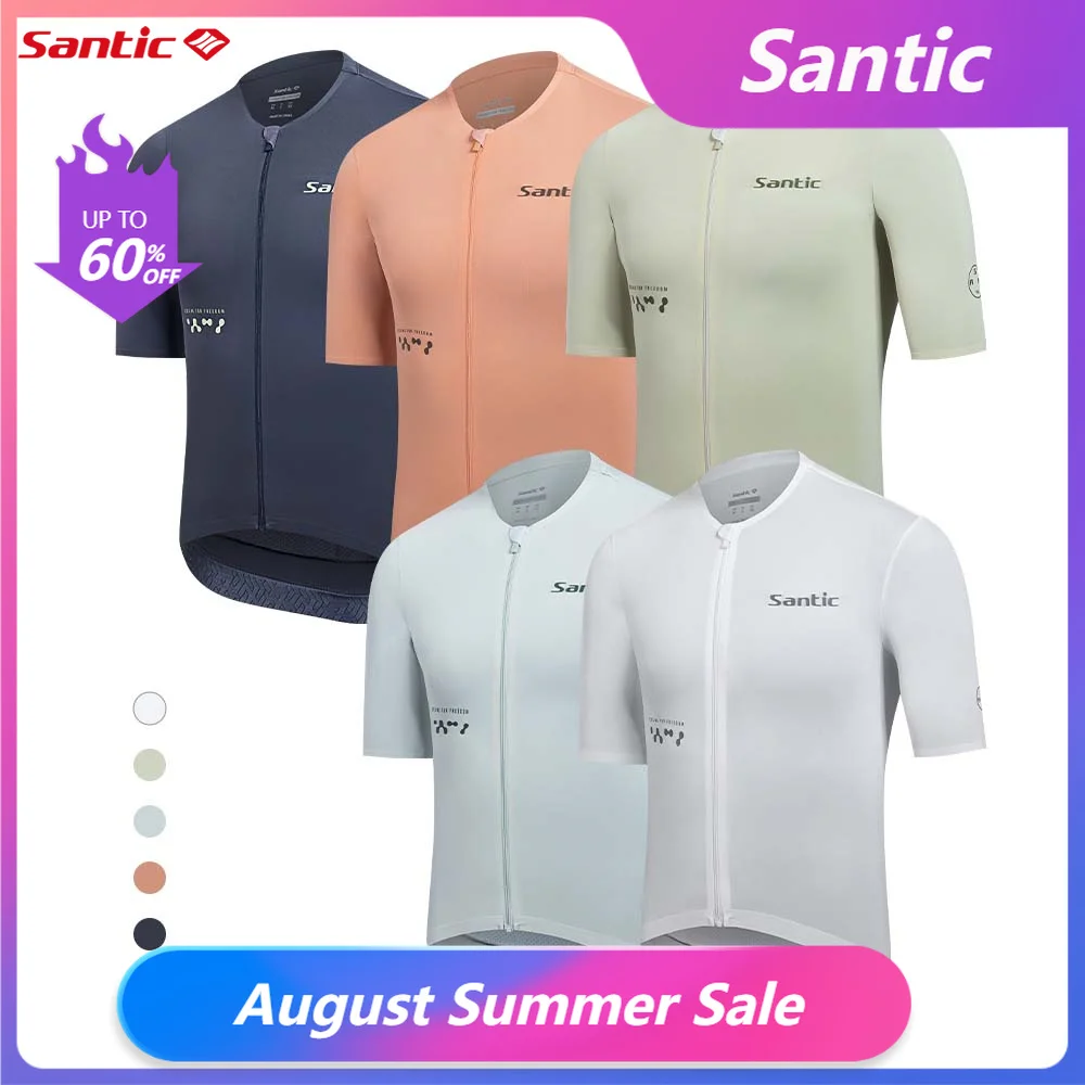 Camisa Ciclismo Santic Manga Curta Profissional