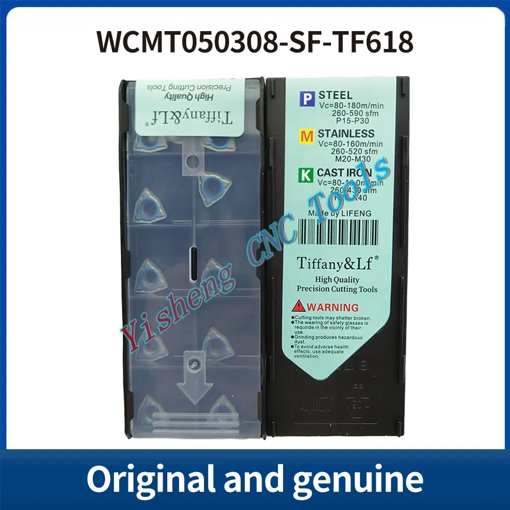 

DESKAR 100% Original WCMT050308-SF WCMT06T308-SF WCMT080412-SF LF6018 TF618 LF6118 CNC cutting tool