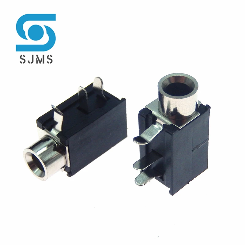 5/10 PCS  Headphone Jack Socket PJ316 PJ316M 3 Pin 3.5mm Audio Jack Socket for Headphone With Nut PJ-316M PJ-316