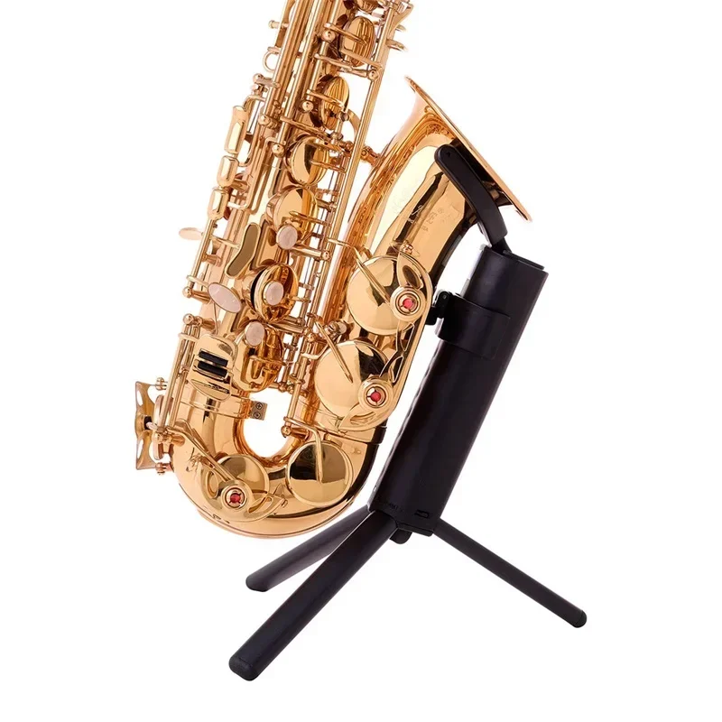 Portable Foldable Saxophone Stand Aluminum Alloy Support Holder For Alto Tenor Soprano Woodwind Instrument Accessory Gift
