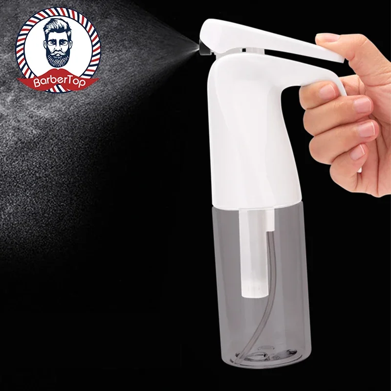 

200Ml Hairdressing Spray Bottle Salon High Pressure Continuous Atomizer Barber Styling Press Water Can Hair Care Tools