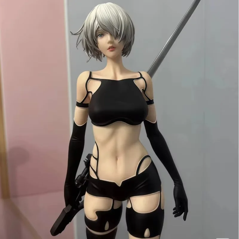 

1/4 Scale 50cm Nier: Automata Series A2 Battle-Damaged Version Statue Anime Game Model Desktop Decoration Ornament Toy Gift