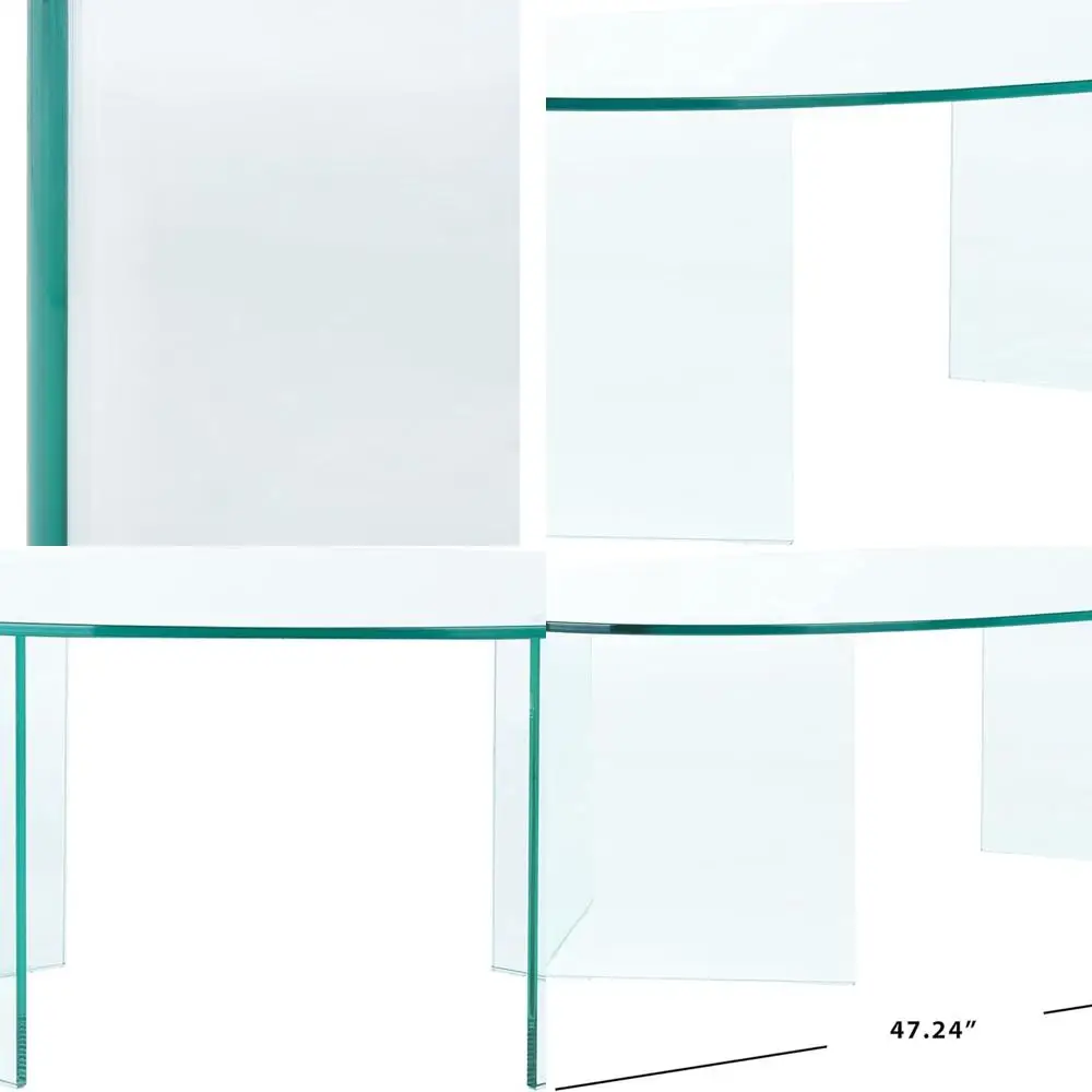 

Elegant Tempered Glass Oval Coffee Table by HomeCollectionCarsten