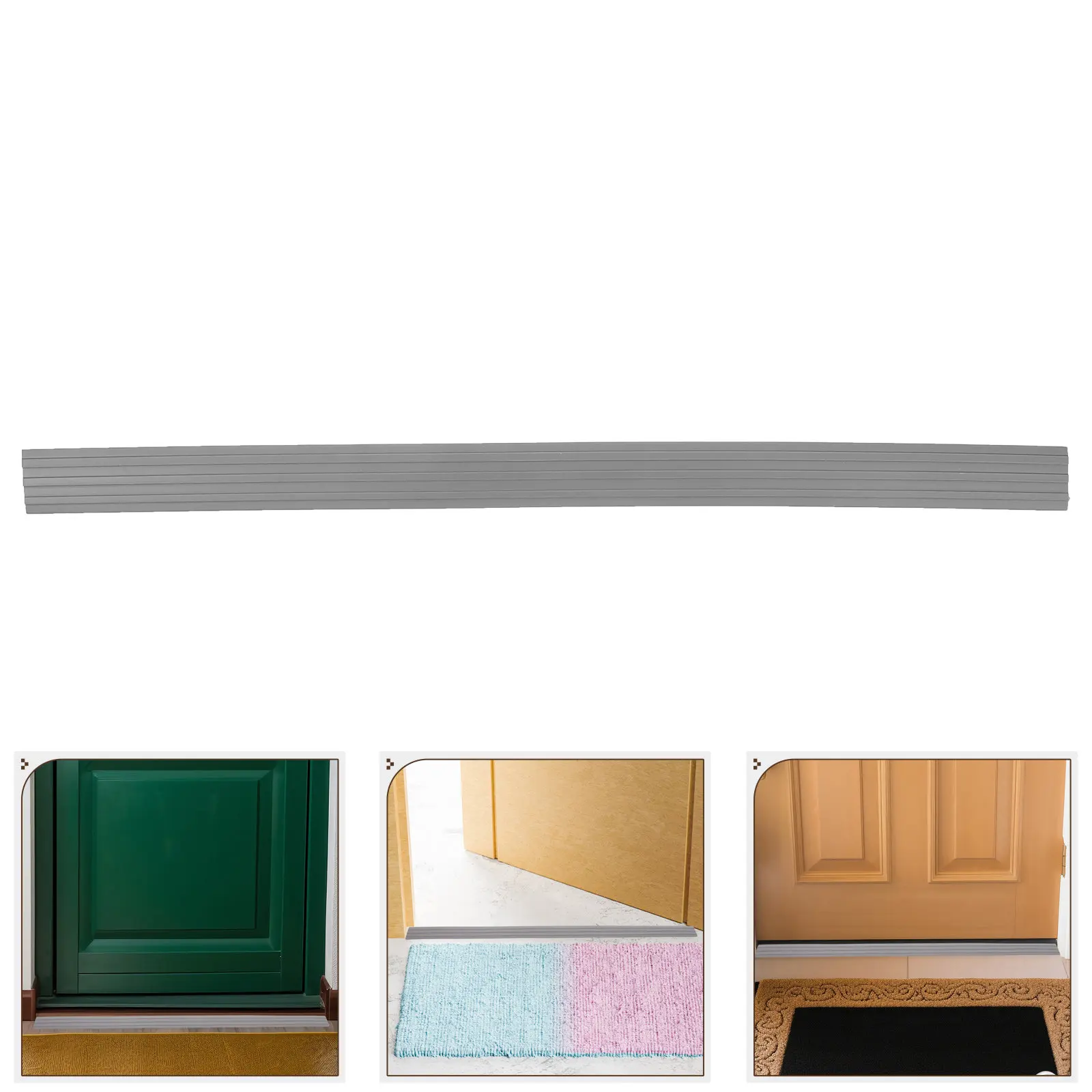 

Gray Self-Adhesive Floor Transition Strip Threshold Ramp Mat for Sweeping Robots Vacuum Robot Ramp Pad Doorway Entryway